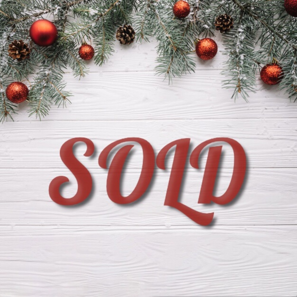 SOLD PAST THIS POINT!